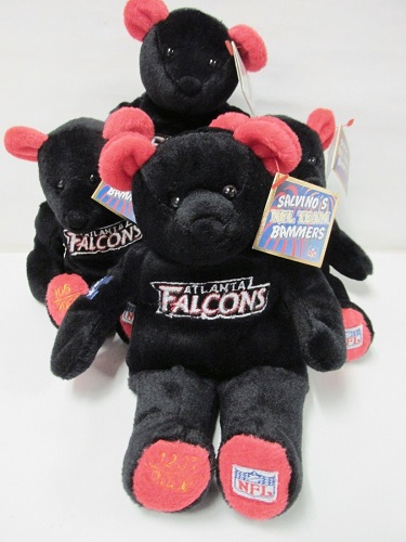 Salvinos NFL Team Bears, Atlanta Falcons #1<br>Commemorative Plush Bear<br>(Click Picture-FULL DETAILS)